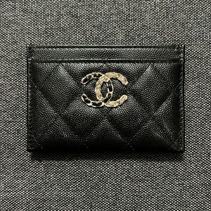 Chanel Black Caviar Card Holder